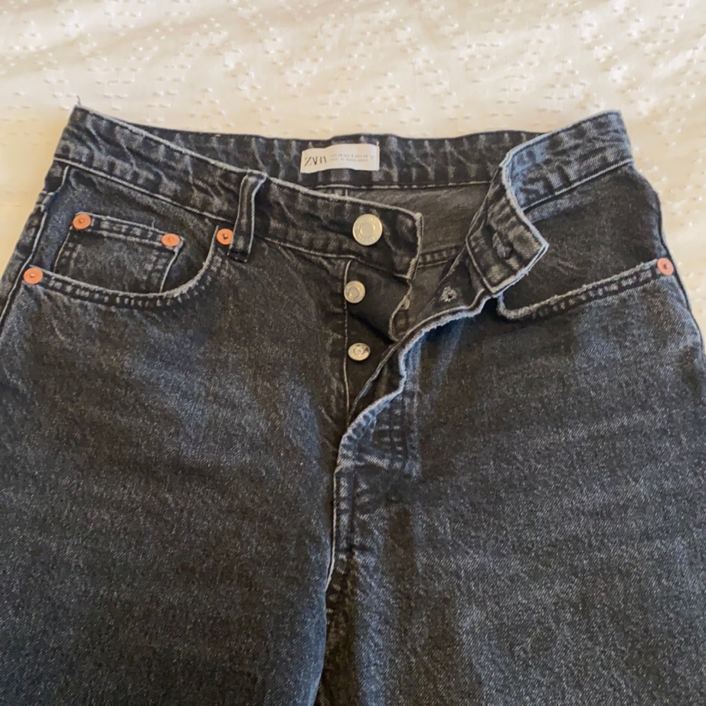 Zara Black Highwaisted Jeans